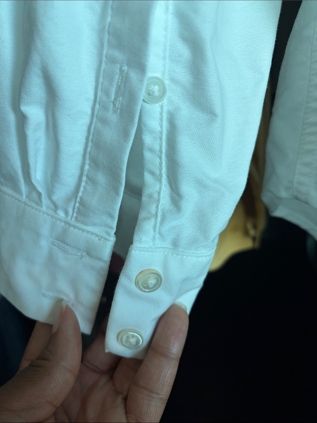 Naomi Nomi The New Oxford- Crisp White Organic Cotton — image 3 of 7